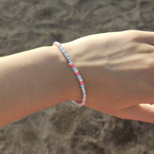 Bracelet Perles Pastel