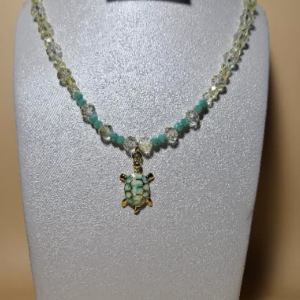 Collier Tortue Turquoise