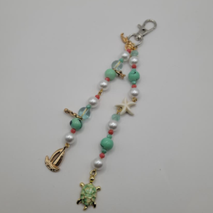 Bag Charm Tortue Menthe